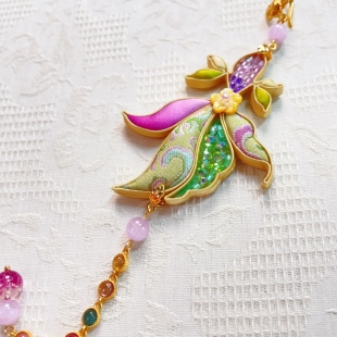 柒禧【锦鲤】非遗手工艺盘扣压襟挂件旗袍配饰新中式国风穿搭礼物