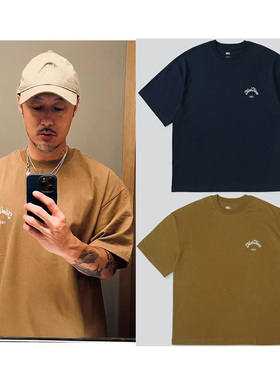 MADBOYS 23SS余文乐mdns 1981刺绣LOGO宽松短袖T恤圆领纯棉余文乐