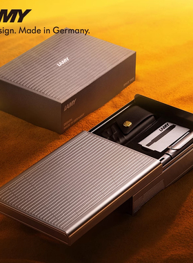 LAMY凌美 钢笔礼盒恒星系列方舟套装黑色深灰色墨水笔 练字正姿钢笔职场新人礼商务签字小众礼物节日礼品