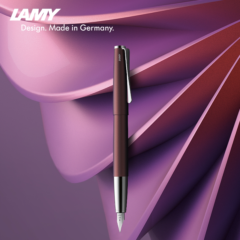 LAMY凌美钢笔 Studio演艺系列红檀暮影墨水笔礼盒 商务签
