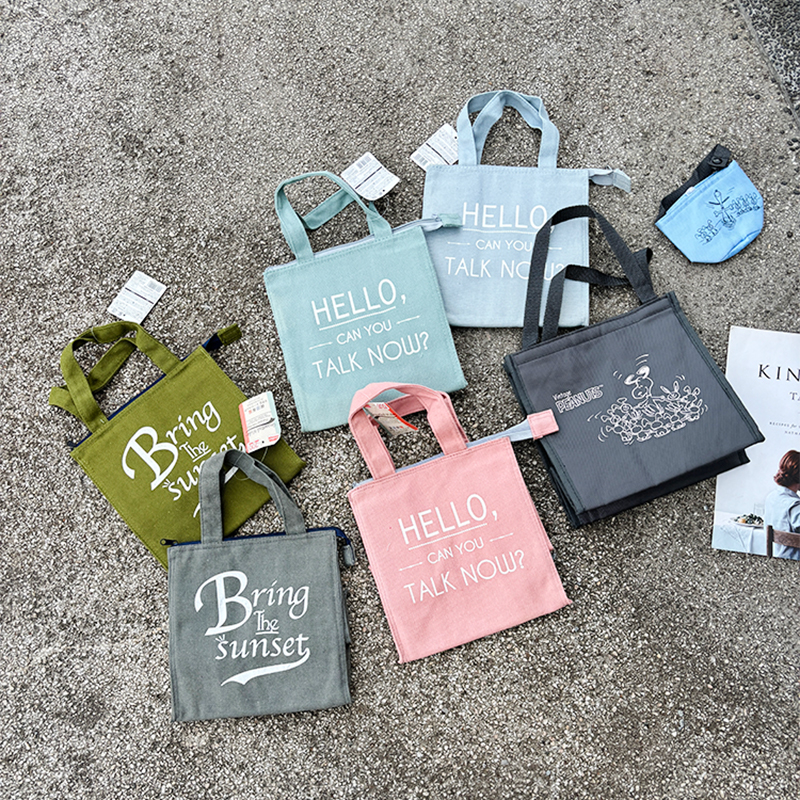 帆布保温包保鲜冰包饭盒袋便当包