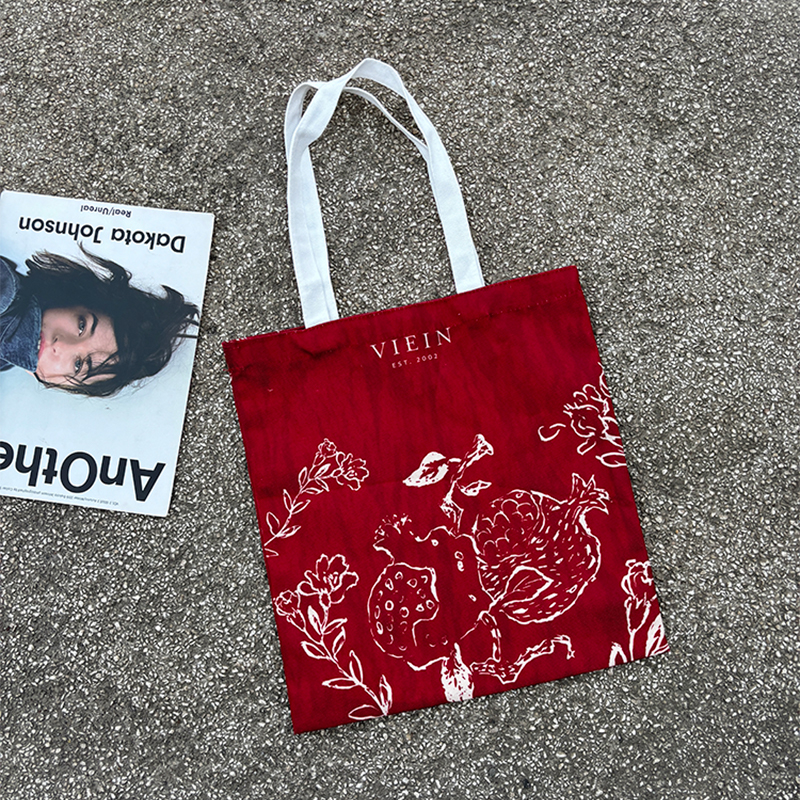 单肩帆布包收纳袋环保购物袋书袋