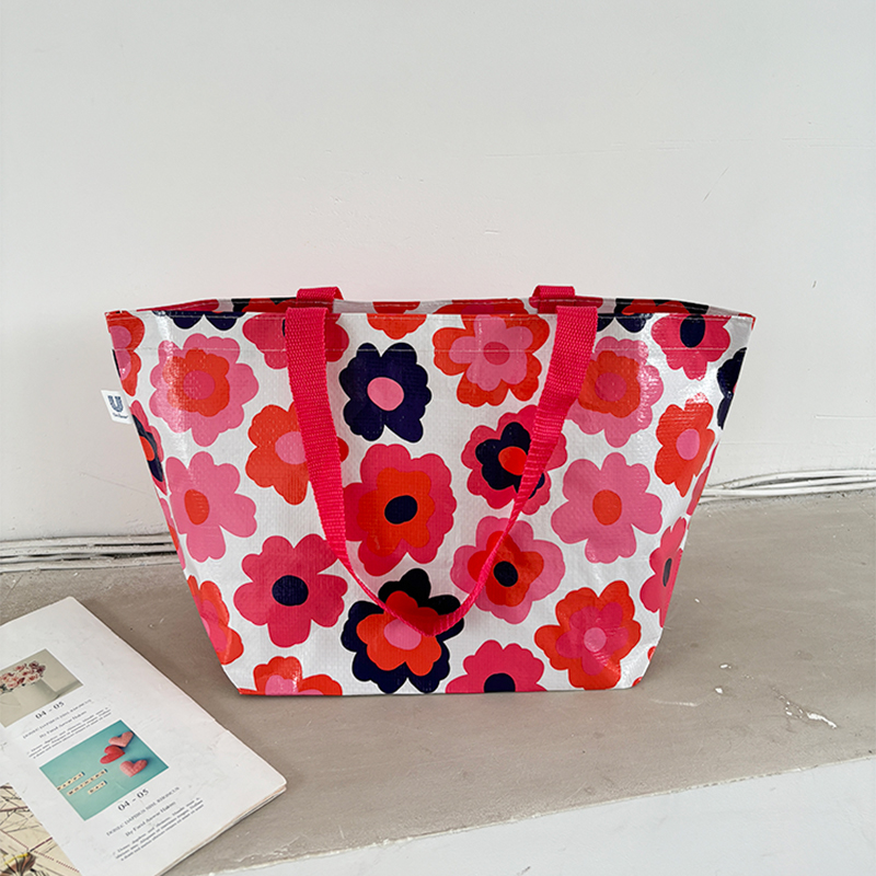 单肩编织袋大容量购物包环保袋