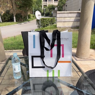 防水丽新布覆膜超市购物袋服装店礼品袋大容量单肩环保手提收纳袋