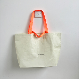 防水覆膜超市购物袋买菜包丽新布简约环保袋单肩包旅行搬家收纳袋