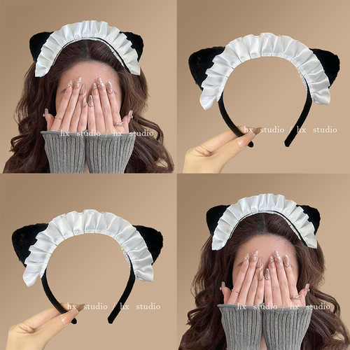 原创洛丽塔甜美可爱猫耳发箍