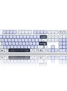 漫步猫G108有线机械键盘gasket结构全键热插拔女生办公游戏键盘