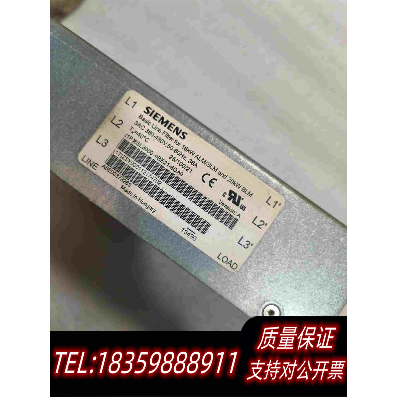 6SL3000-0BE21-6DA0滤波器功率16K需询价