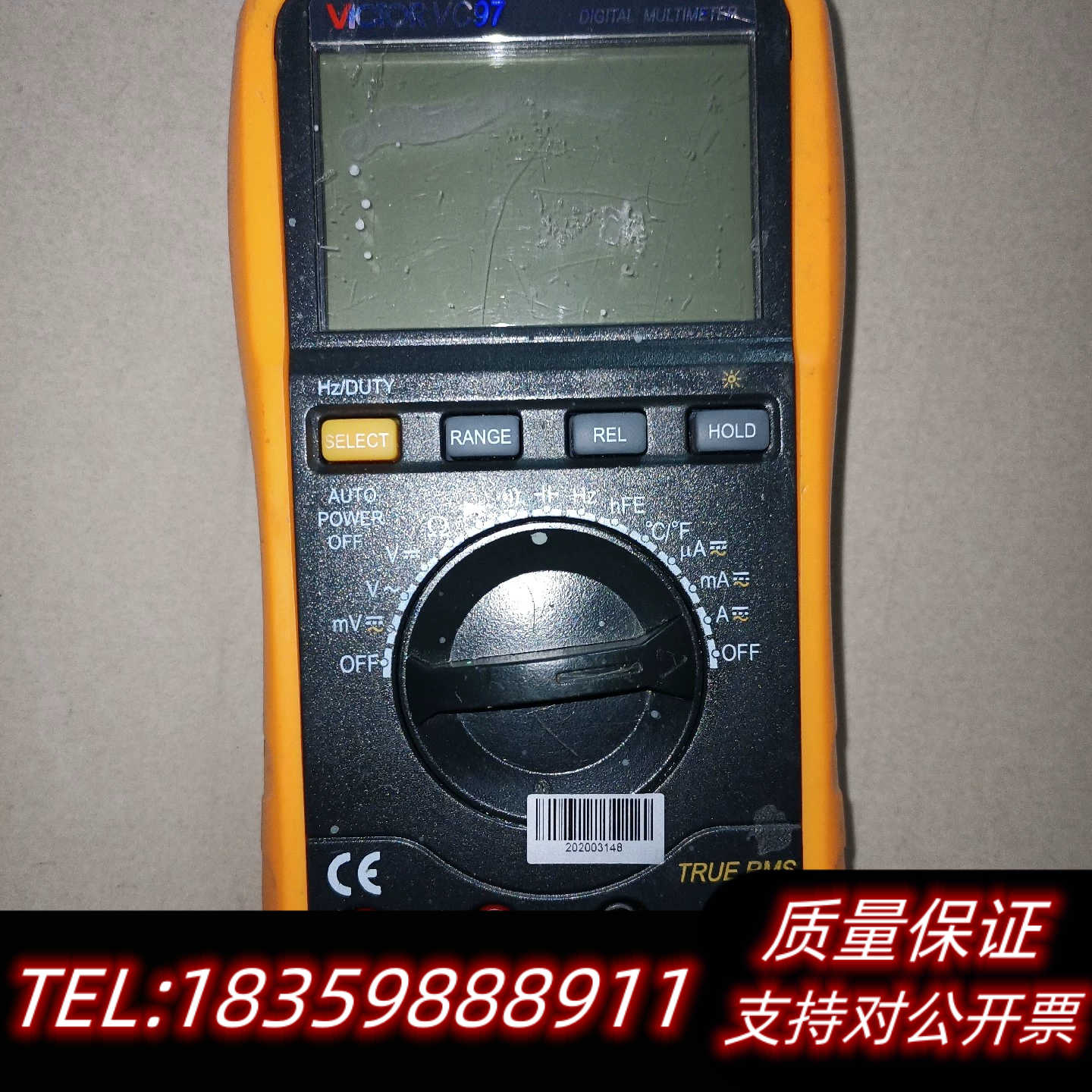VICTOR  VC97 数字万用表  现状，询价