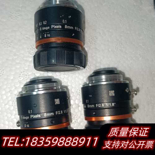 6 mega pixels 8mm镜头F/2.8  1/1.询价