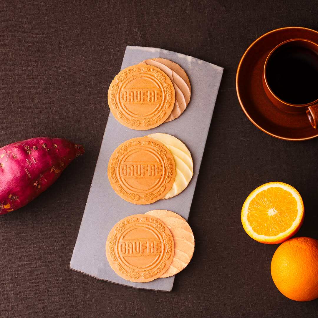 【现货】日本东京上野风月堂焦糖师夹心薄脆威化饼干泡芙礼盒