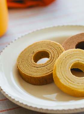 【现货限定】日本Juchheim神户尤海姆海绵切片年轮蛋糕礼盒装