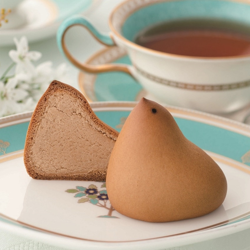 【现货】日本吉野堂红茶味小鸡夹心蛋糕饼干点心礼盒装进口零食
