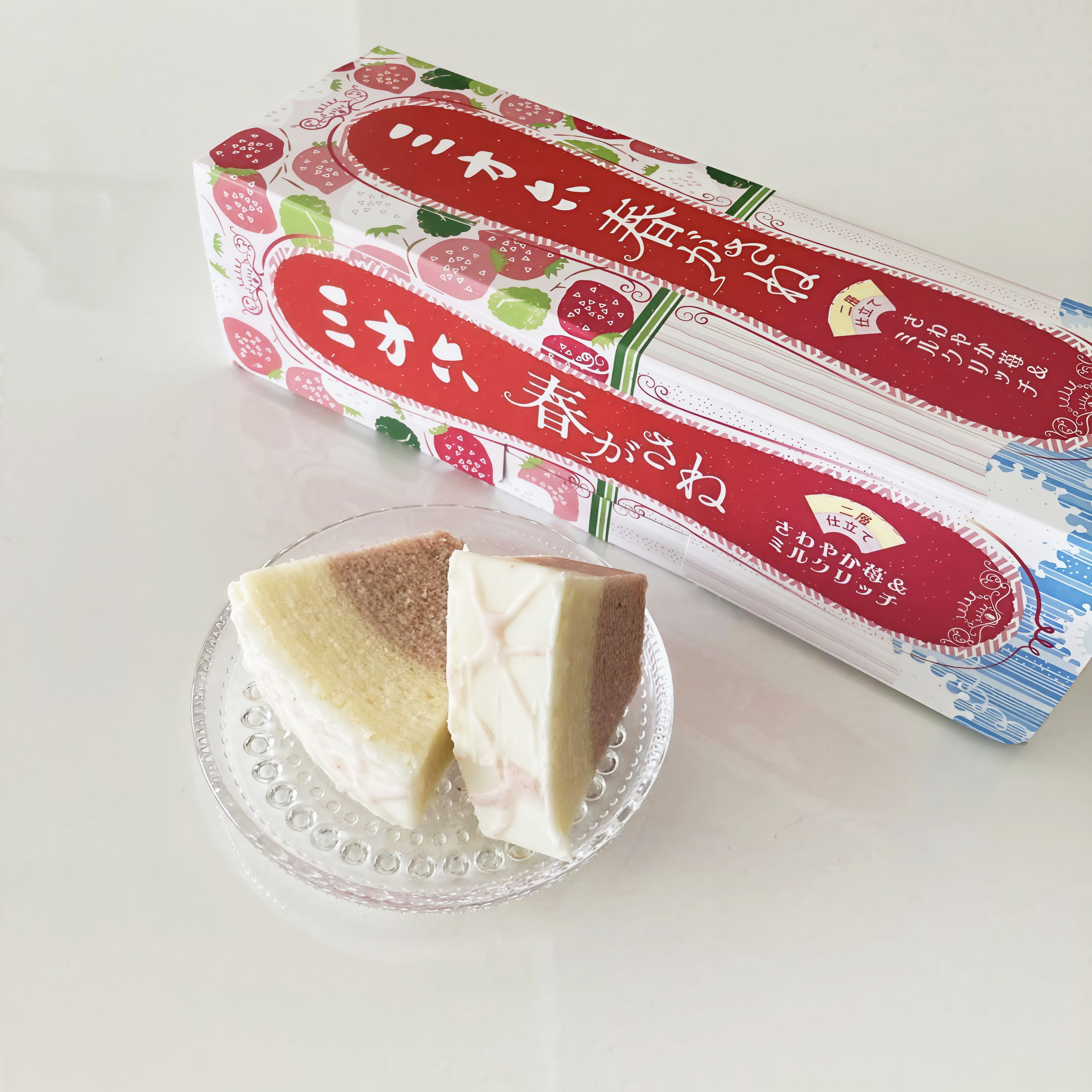 【现货】季节限定日本柳月三方六樱花草莓春季年轮蛋糕北海道进口