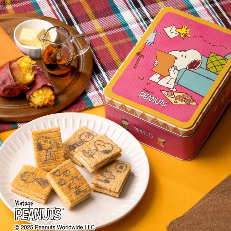 【现货】日本sugar butter tree史努比联名款黄油树霜糖夹心饼干