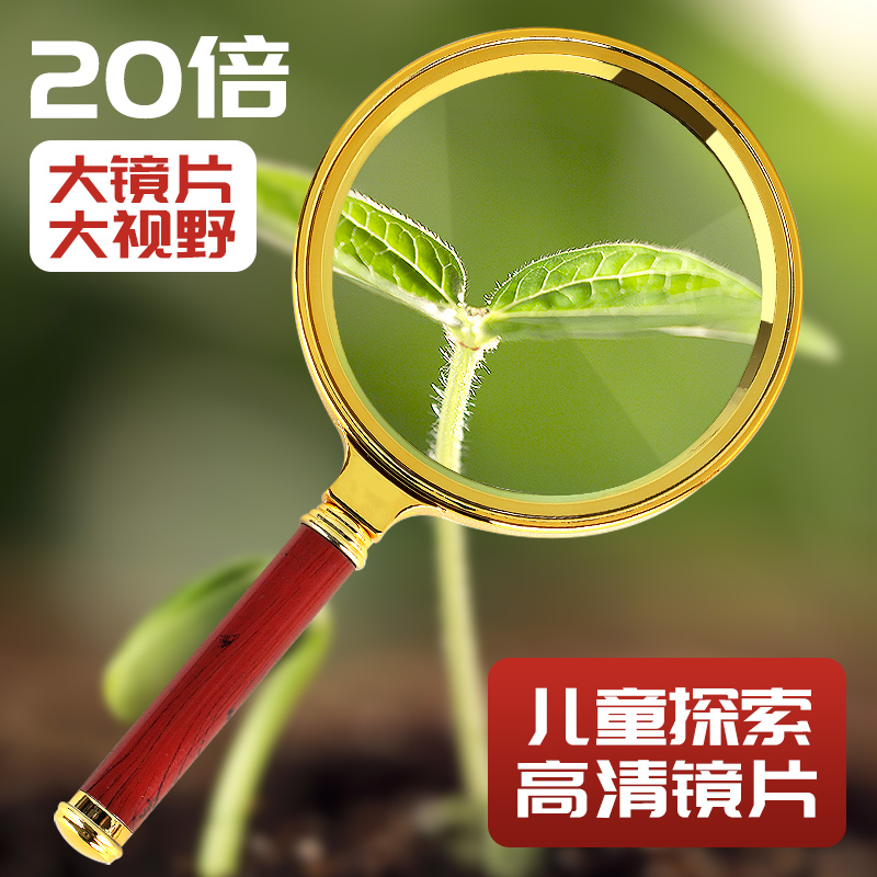 显微镜家用初中生专用儿童科学光学专业放大镜20倍初中生物电子便携
