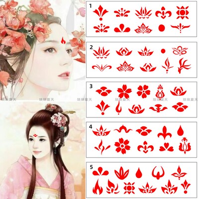 儿童眉心贴汉服额贴古风女童