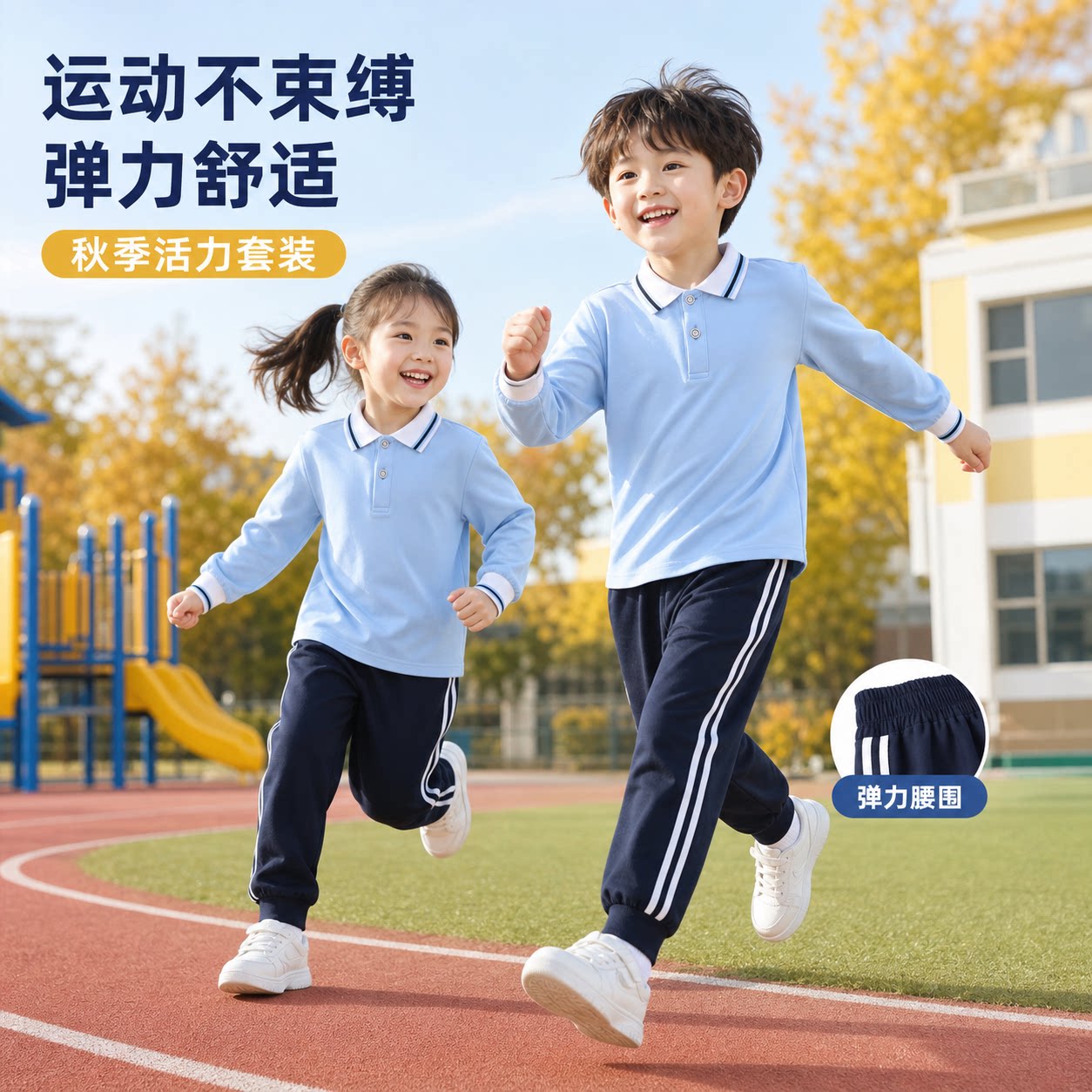 小学生校服春秋款运动套装儿童运动会团体服班服幼儿园园服秋季装