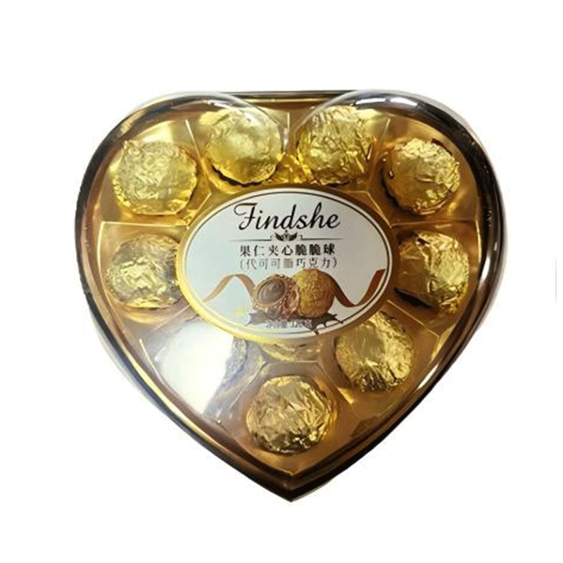 夹心巧克力脆脆球休闲解馋甜而不腻12粒/盒