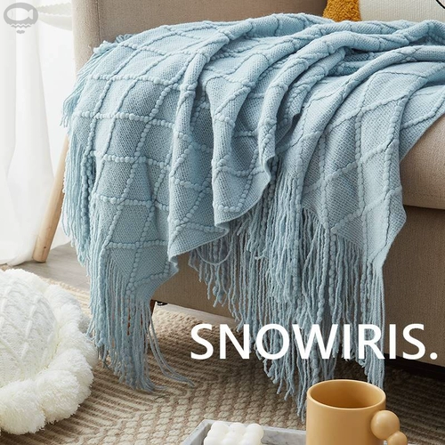 Nordic Dofa Blanket ins retro Одеяло воздух -кондиционированное одеяло.