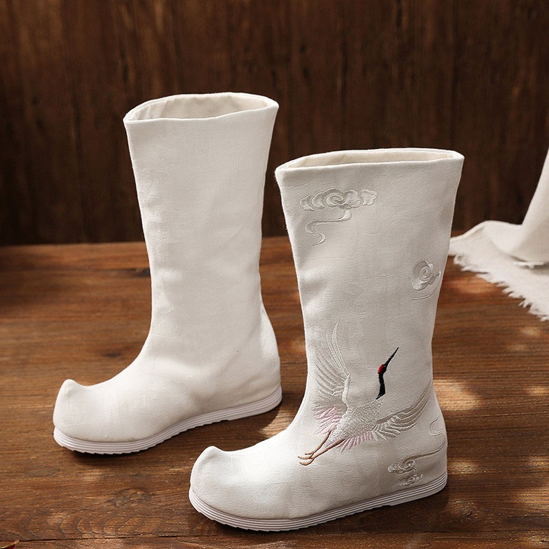 古装靴子内增高长靴古风男女古代武侠情侣cos演出配汉服圆领袍鞋|msdalam kategori Kasut wanita, but - dari Buy2taobao.com untuk memberikan perkhidmatan ejen Taobao profesional membeli