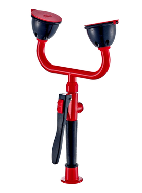 希诗顿全铜不锈钢淋浴冲淋器洗眼器 桌上型 台式双口洗眼器 验厂