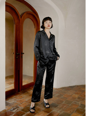 DEFINE&东长联名春秋睡衣女高级感长袖可出门两件套装家居服礼盒