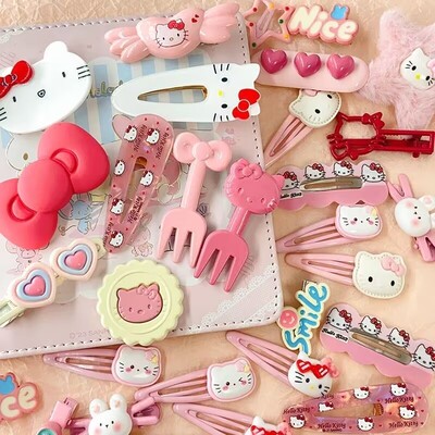 hellokitty发夹套装kitty猫发卡