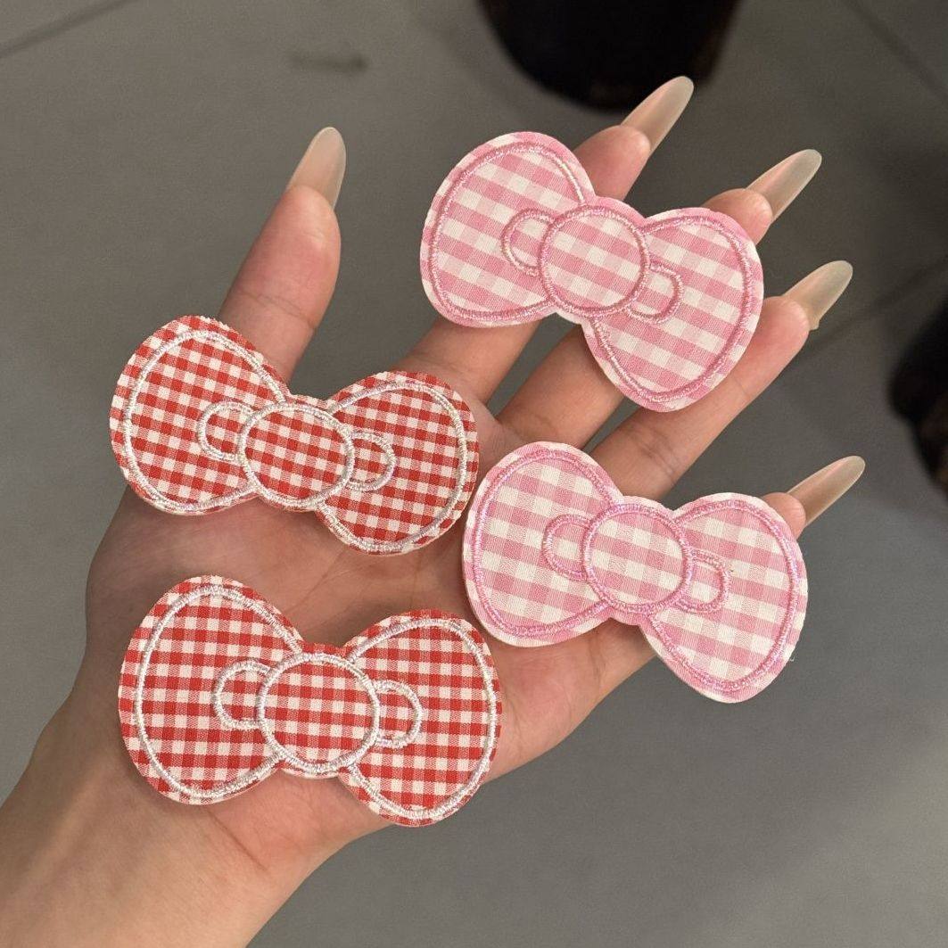 可爱格纹蝴蝶结魔术贴甜美碎发无痕刘海贴前额侧边整理神器发贴,饰品/流行首饰/时尚饰品新,发饰,淘宝优惠券,粉丝福利购,淘宝优惠卷