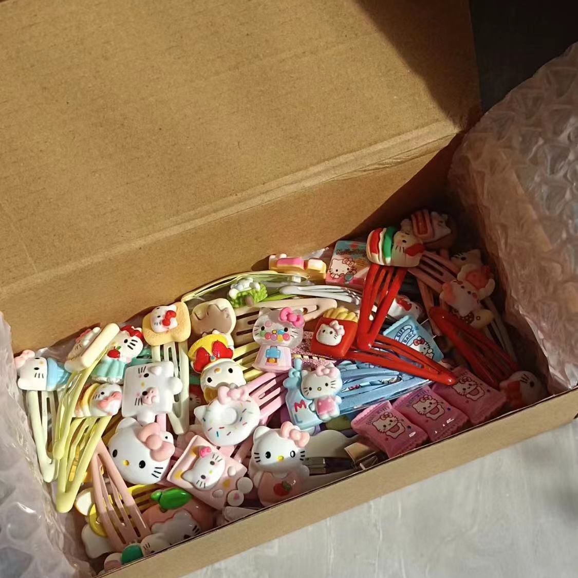 可爱三鹂鸥hellokitty发夹头饰