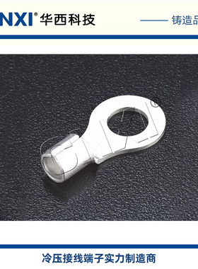 华西CNXI接线端子HRNB22-5/6/8/10L/12/14裸端子RNB紫铜镀锡圆环S