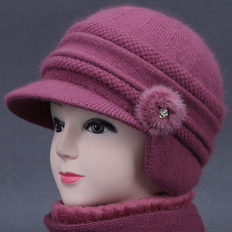 帽子护耳帽女中老年人冬季