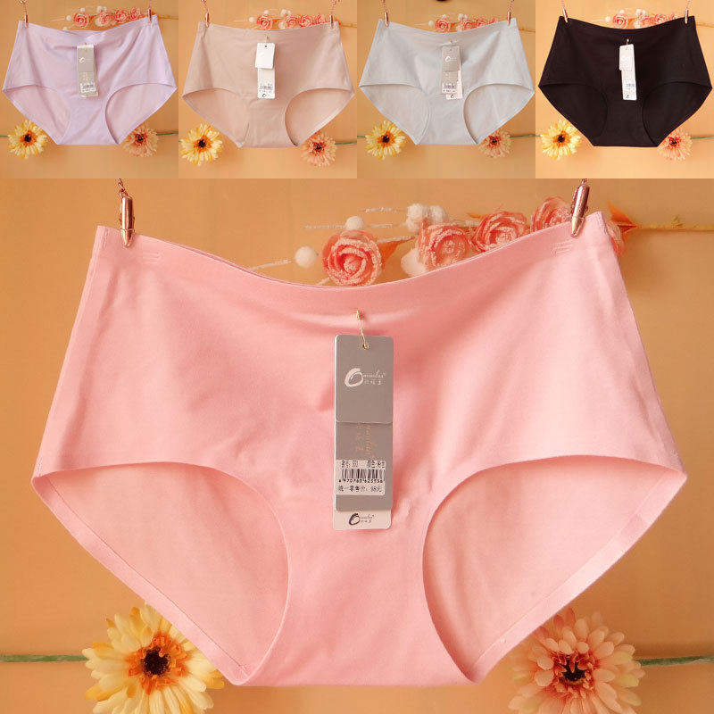 4条包邮欧诺兰内裤553一片式三角裤磨毛无痕中腰女士短裤高腰609,女士内衣/男士内衣/家居服,女三角裤,淘宝优惠券,粉丝福利购,淘宝优惠卷