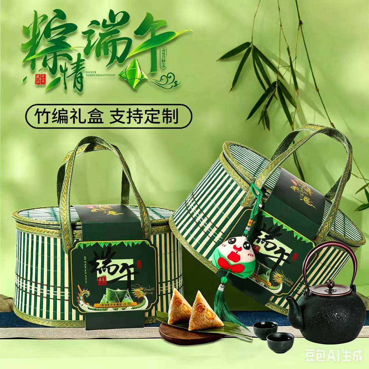 端午节粽子礼盒包装盒2026