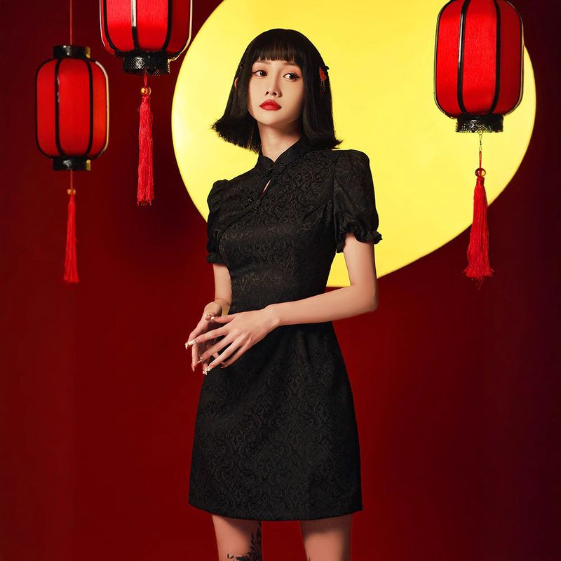 曼玉小个子缎新款少女年年轻夏季