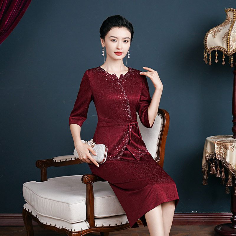 奕雯日常礼服裙新款2024婚宴喜