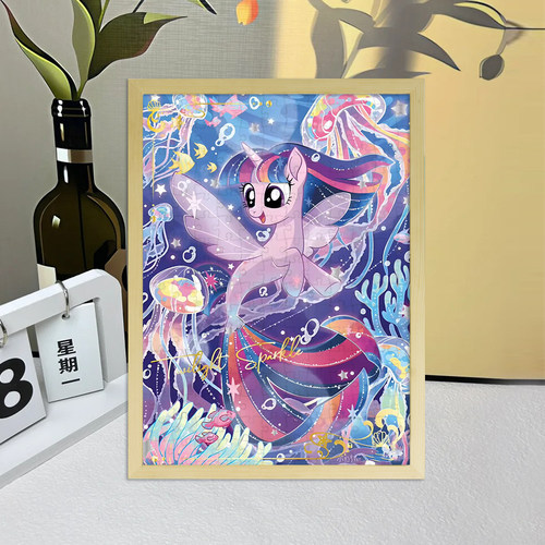 儿童益智小马宝莉拼图500片卡通智力平图6岁以上幼儿玩具男宝礼物