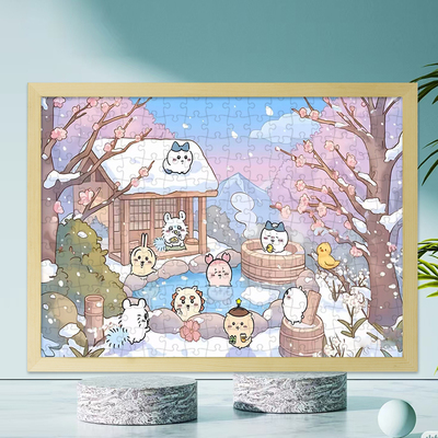 chiikawa吉伊卡哇1000片木质拼图