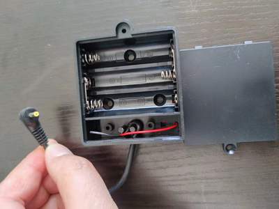 电子锁细头中空插头外接电源盒RF