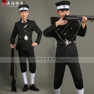 新款民国警察服装二狗子汉奸服伪军上海滩租界巡捕房服装演出服装