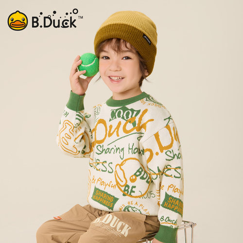 B．Duck休闲普通毛线无男