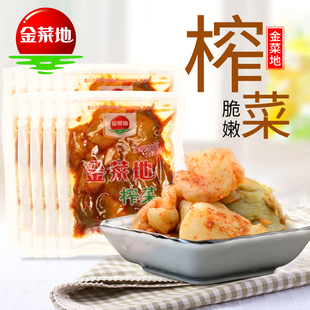 1袋咸味榨菜头拌面下饭泡菜酱菜咸菜即食腌菜安徽特产 金菜地200g