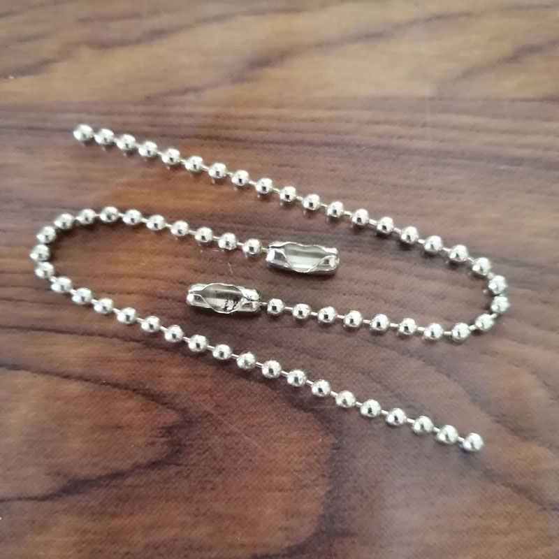 304不锈钢珠链吊牌挂绳防盗