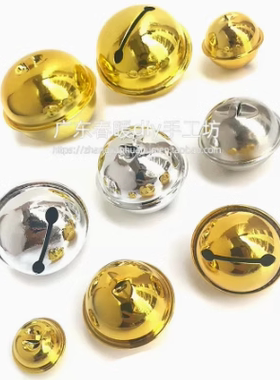 金色铃铛圣诞装饰品圣诞大号金色银色彩色一字项圈虎口cosplayer