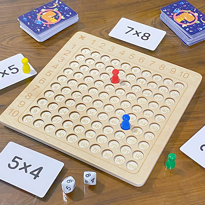 九九乘法口诀表棋桌游数学小学生