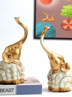 树脂客厅玄关财富吉象对象