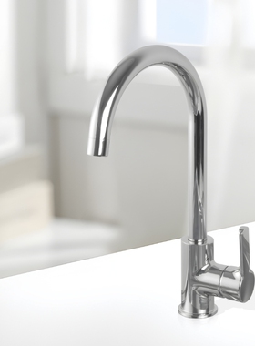 韩国白鸟水槽厨房冷热水龙头可360度旋转高抛龙头HJ2107-C