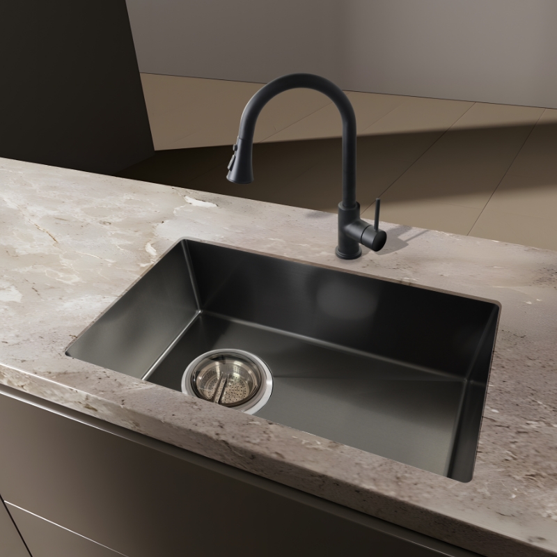 白鸟不锈钢单槽水槽套餐