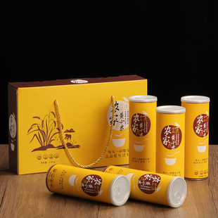 农家黄小米包装盒5斤空礼盒高档五常大米包装盒空盒批发定做包邮