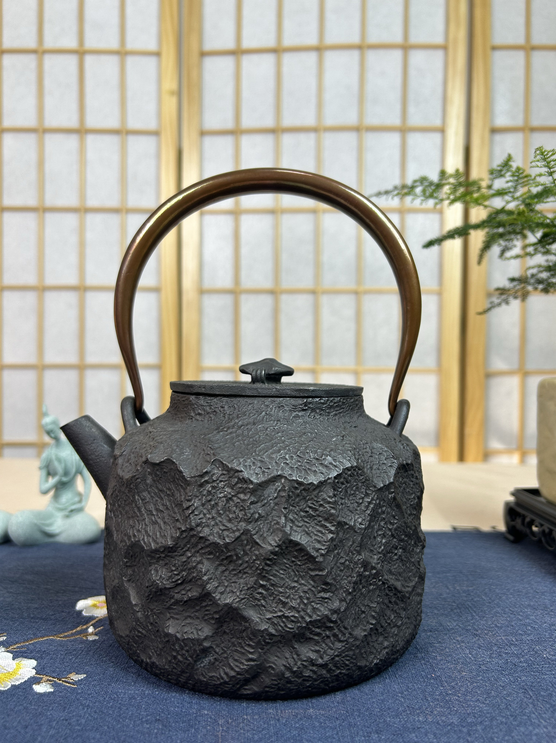 新款日本进口铁壶烧水壶铸铁家用茶壶